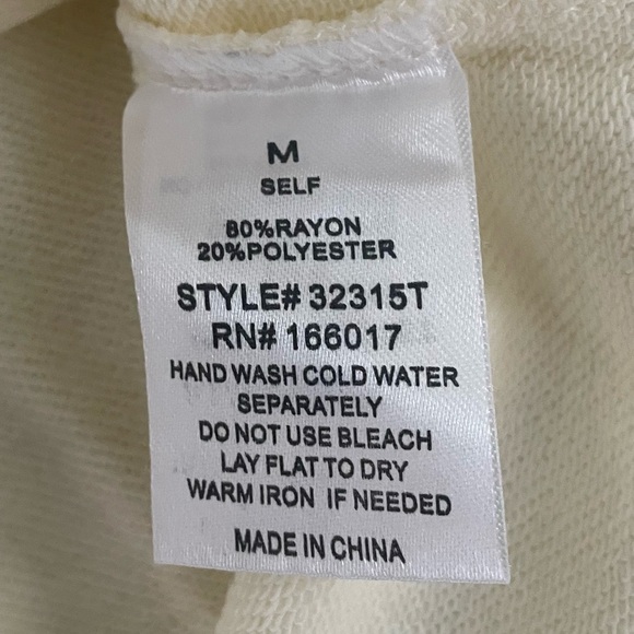 Blue B Collection Football Game Day Distressed Crop Sweater with Rhinestones - M - Picture 8 of 9